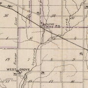 old Wayne County map