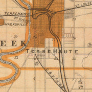 old Vigo County map