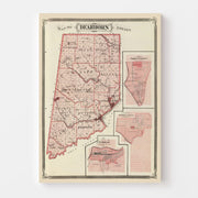 map of Dearborn Coun