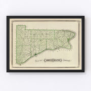 Switzerland County Vintage Map 1876