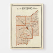 map of Jennings Coun