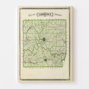 map of Lawrence Coun