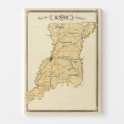 map of Knox County