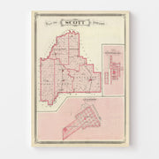 map of Scott County