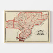 map of Clark County