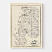 map of Posey County