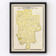 Perry County Vintage Map 1876