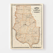 map of Harrison Coun