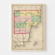 map of Iosco County