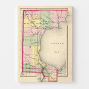 map of Saginaw Count