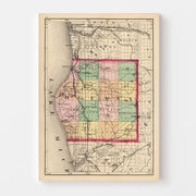 map of Oceana County