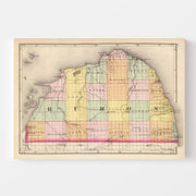 map of Huron County