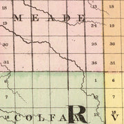 old Huron County map