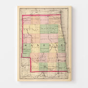 map of Sanilac Count