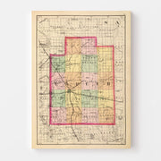 map of Lapeer County