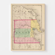 map of Alpena County