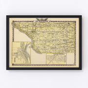 Jo-Daviess County Vintage Map 1876