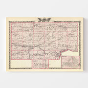 map of Bureau County