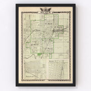 Decatur County Vintage Map 1876