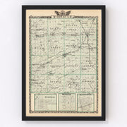 Mcdonough County Vintage Map 1876