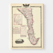 map of Calhoun Count