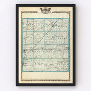 Marion County Vintage Map 1876