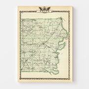 map of White County
