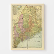 map of Maine