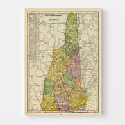 map of New Hampshire