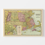 map of Massachusetts