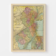 map of New Jersey