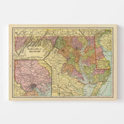 map of Delaware