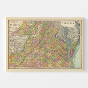 map of Virginia
