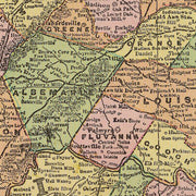 old Virginia map