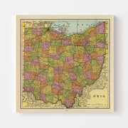 map of Ohio