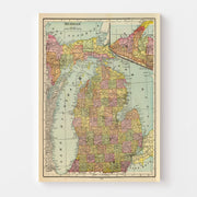 map of Michigan