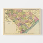 map of South Carolin