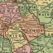 old Georgia map