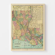 map of Louisiana