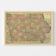 map of Iowa