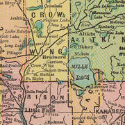 old Minnesota map