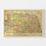 map of Nebraska