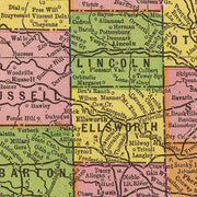 old Kansas map