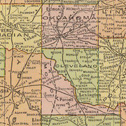 old Oklahoma map