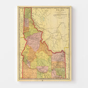 map of Idaho
