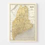 map of Maine