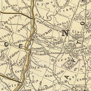 old Vermont map
