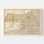 map of Massachusetts