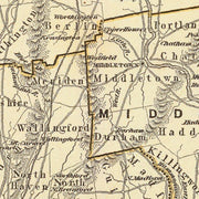 old Connecticut map