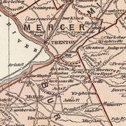 old New Jersey map